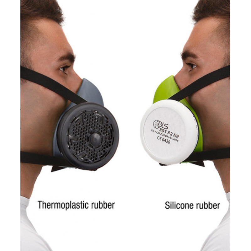 Demi Masque Respiratoire Silicone Nu Premium Bls 4000s SL Distribution