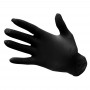 Gants jetables nitrile noir non-poudré par 100