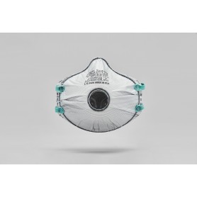 BLS Zer0 30 C | Masque Charbon Actif FFP3 R D + Valve (x10)