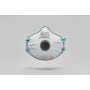 BLS Zer0 30 C | Masque Charbon Actif FFP3 R D + Valve (x10)