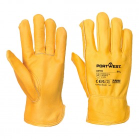 Portwest A270 | Gant Driver Classique en Cuir Pleine Fleur