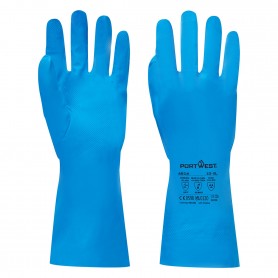 Portwest A814 | Gant Alimentaire en Nitrile Bleu 33cm