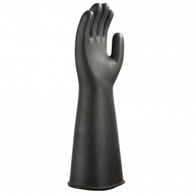 Portwest A802 | Gant Chimique en Latex Lourd Noir 44cm