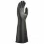 Portwest A802 | Gant Chimique en Latex Lourd Noir 44cm