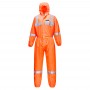 Portwest ST36 | (x50) Combinaison Jetable Réfléchissante Orange Type 5/6